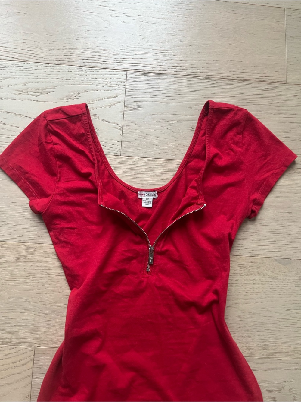 Guess Y2K Red Women's Red Shirt - Picture 2 of 4